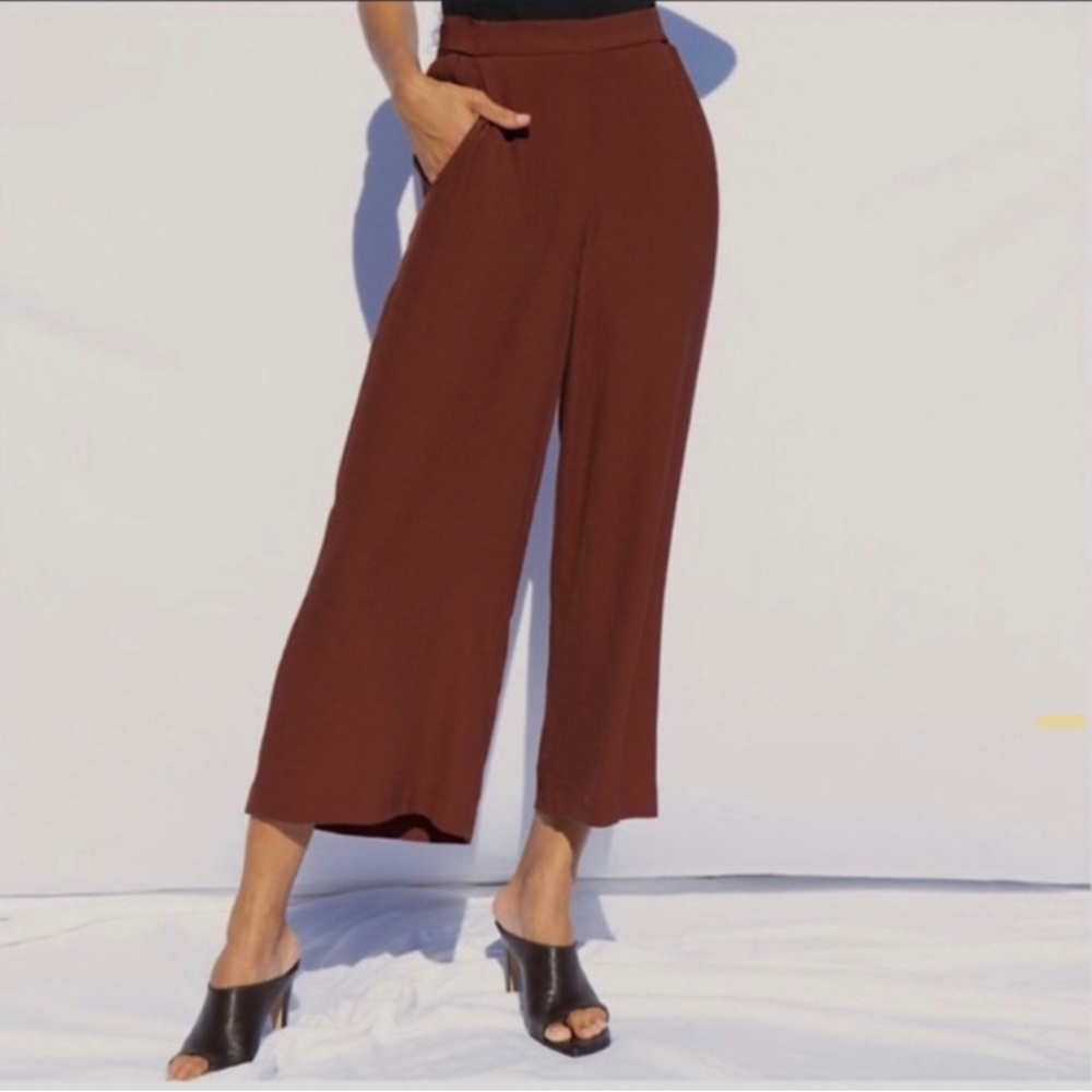 Wilfred Faun Wide-Leg Pants in Rust